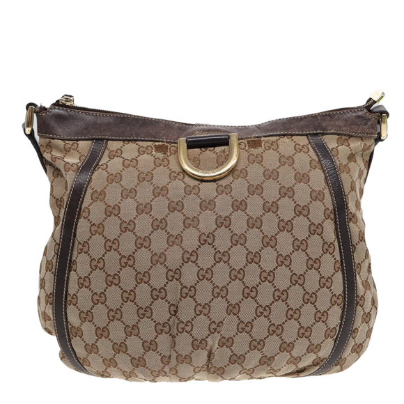 Gucci Abbey Brown Canvas shoulder - Picture 1 of 10